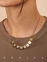 wearing Custom Elliot Name Necklace